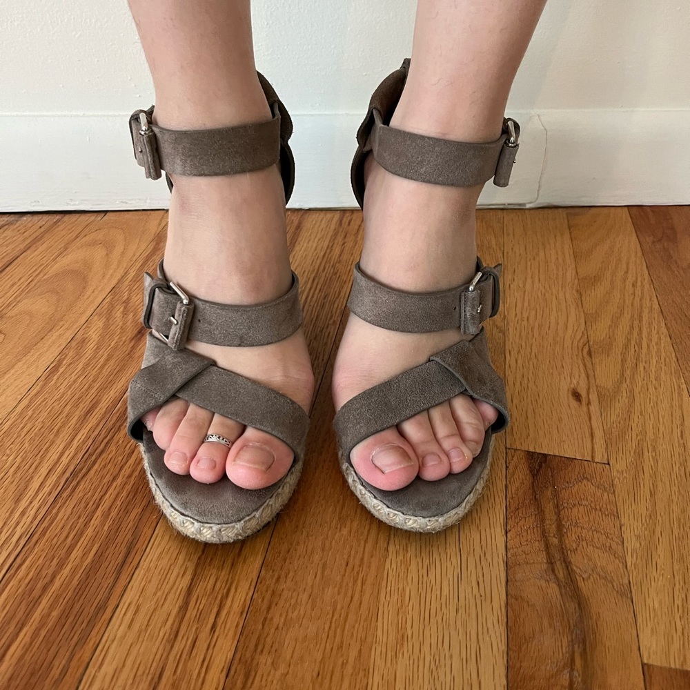 BALENCIAGA suede sandals
